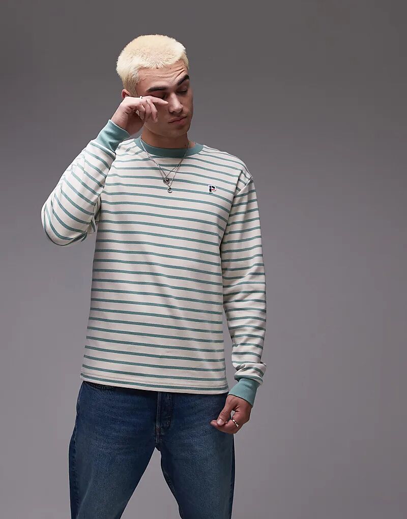 Толстовка Parlez Shore с длинными рукавами и логотипом в зеленую полоску
Толстовка Parlez Shore с длинными рукавами и логотипом в зеленую полоску