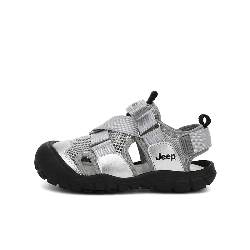 Детские сандалии с низким верхом, устойчивые к ударам, износостойкие и дышащие Jeep, синий/оранжевый 
Детские сандалии с низким верхом, устойчивые к ударам, износостойкие и дышащие Jeep, синий/оранжевый