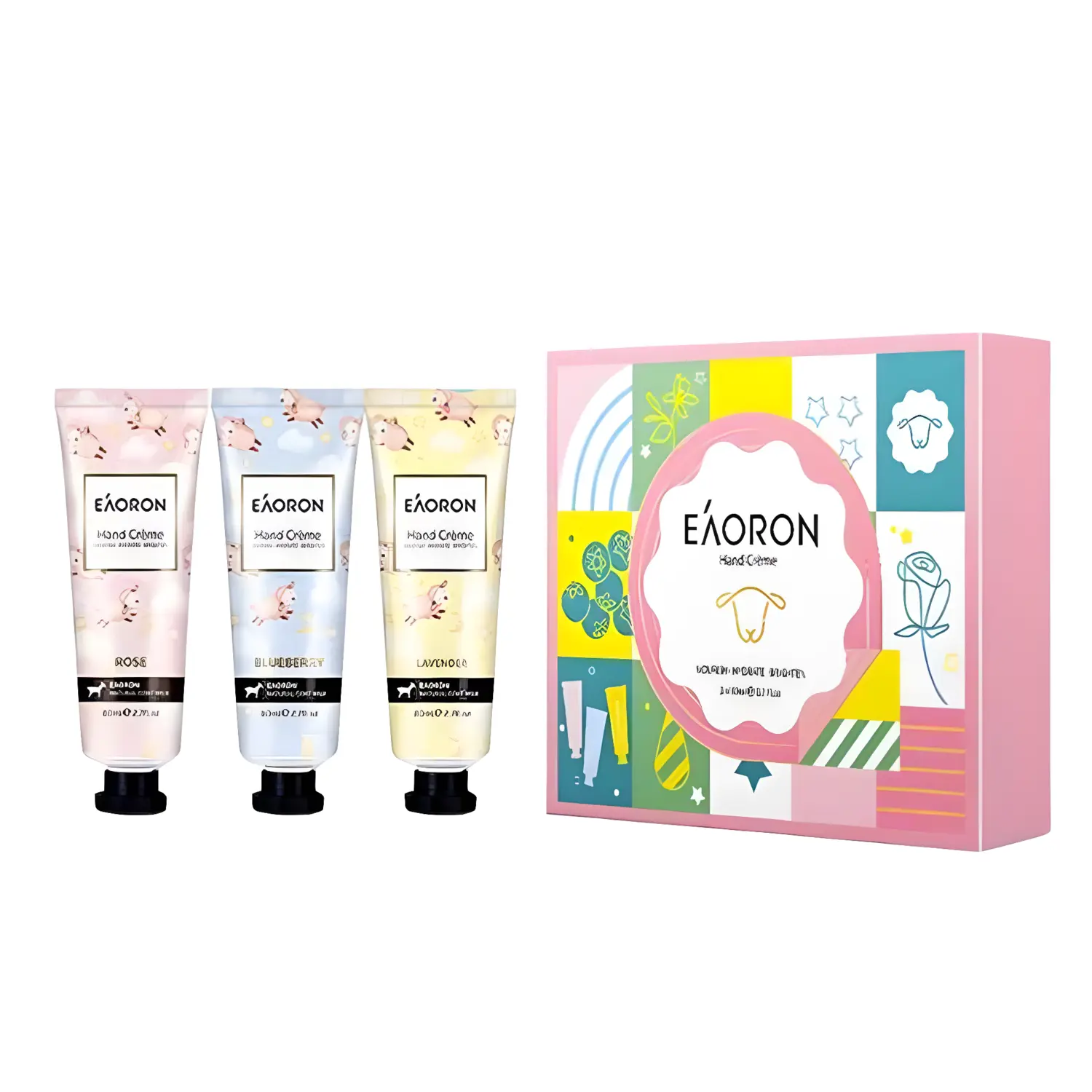 Eaoron Набор увлажняющего крема для рук Rose Hand Cream 80мл + Blueberry Hand Cream 80мл + Lavender Hand Cream 80мл
Eaoron Набор увлажняющего крема для рук Rose Hand Cream 80мл + Blueberry Hand Cream 80мл + Lavender Hand Cream 80мл