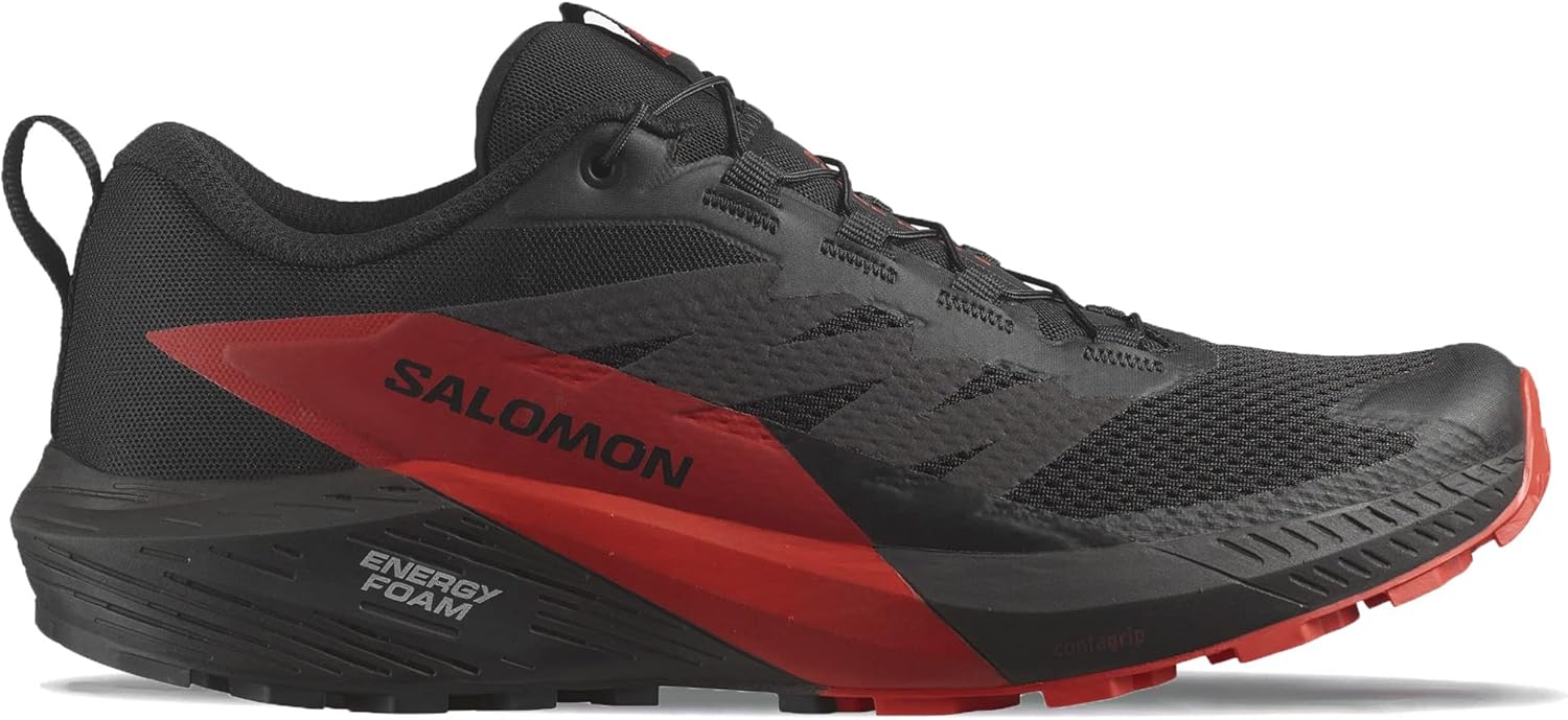 Кроссовки для трейлраннинга Salomon Men’s Sense Ride 5, Black Fiery Red Black
Кроссовки для трейлраннинга Salomon Men’s Sense Ride 5, Black Fiery Red Black