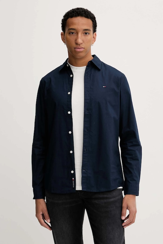 Хлопковая рубашка Tommy Jeans, темно-синий
Хлопковая рубашка Tommy Jeans, темно-синий