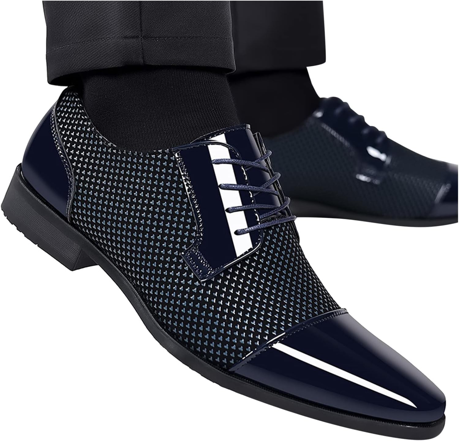 Мужские классические оксфорды Hbeylia, деловые формальные туфли с шнуровкой на 4 отверстия, британский стиль, легкая кожаная обувь на смокинг, заостренный носок, удобные туфли для принца, офиса, свадьбы, деловые туфли с крыльями, темно-синий
Мужские классические оксфорды Hbeylia, деловые формальные туфли с шнуровкой на 4 отверстия, британский стиль, легкая кожаная обувь на смокинг, заостренный носок, удобные туфли для принца, офиса, свадьбы, деловые туфли с крыльями, темно-синий