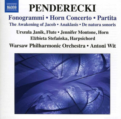 CD диск Penderecki / Warsaw Philharmonic Orch / Janik: Fonogrammi / Horn Concerto / Partita / Awakening
CD диск Penderecki / Warsaw Philharmonic Orch / Janik: Fonogrammi / Horn Concerto / Partita / Awakening