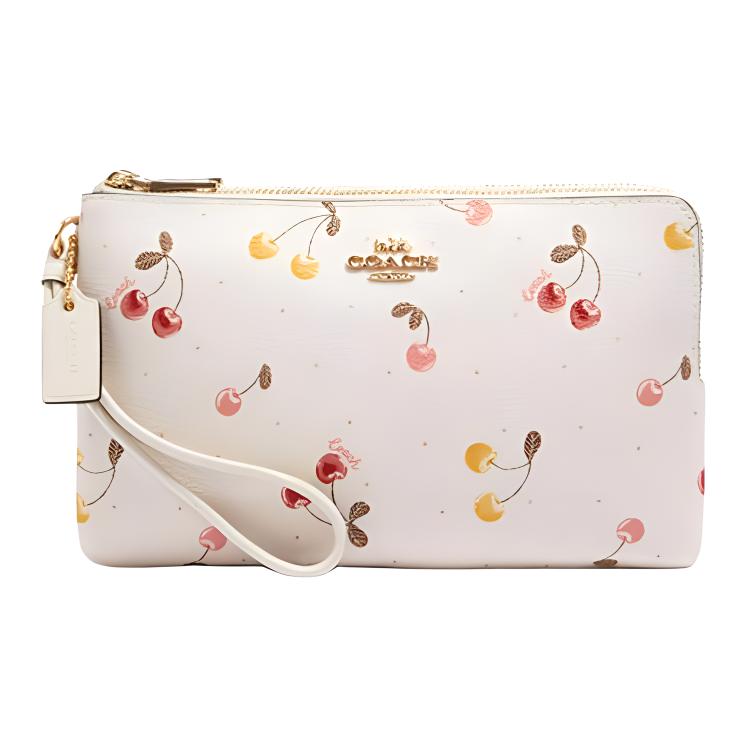 Футболка с искусственной кожаной сумочкой-кошельком на запястье обычная женская белая COACH
Футболка с искусственной кожаной сумочкой-кошельком на запястье обычная женская белая COACH