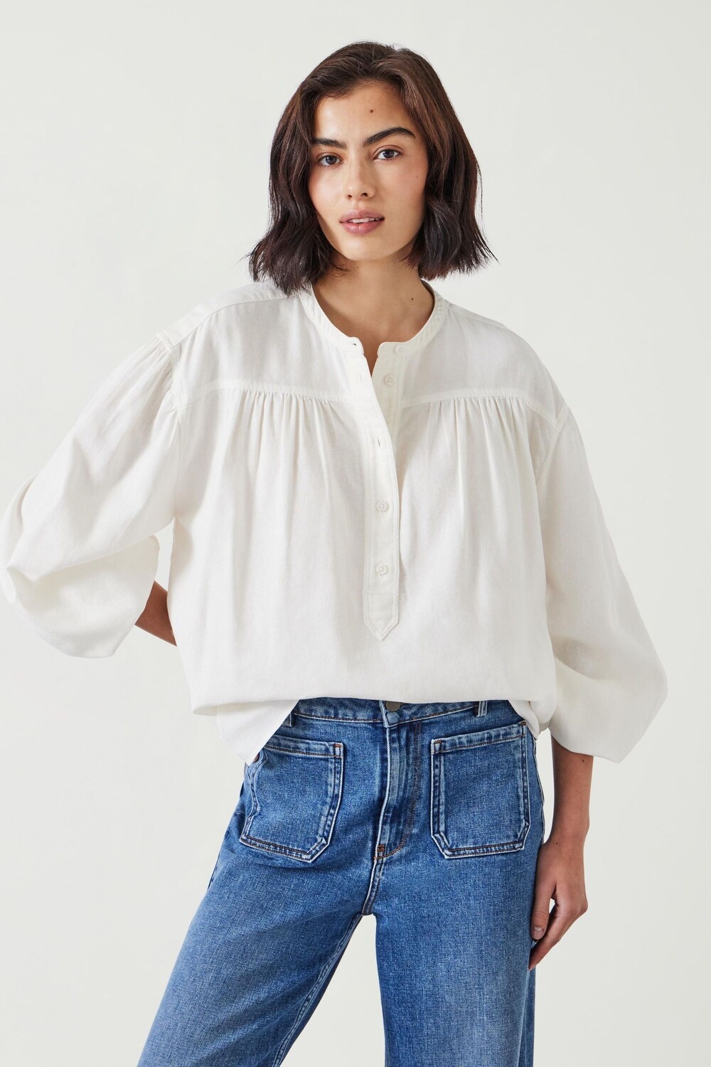 Блузка Саманты Hush, серый 
Блузка Саманты Hush, серый