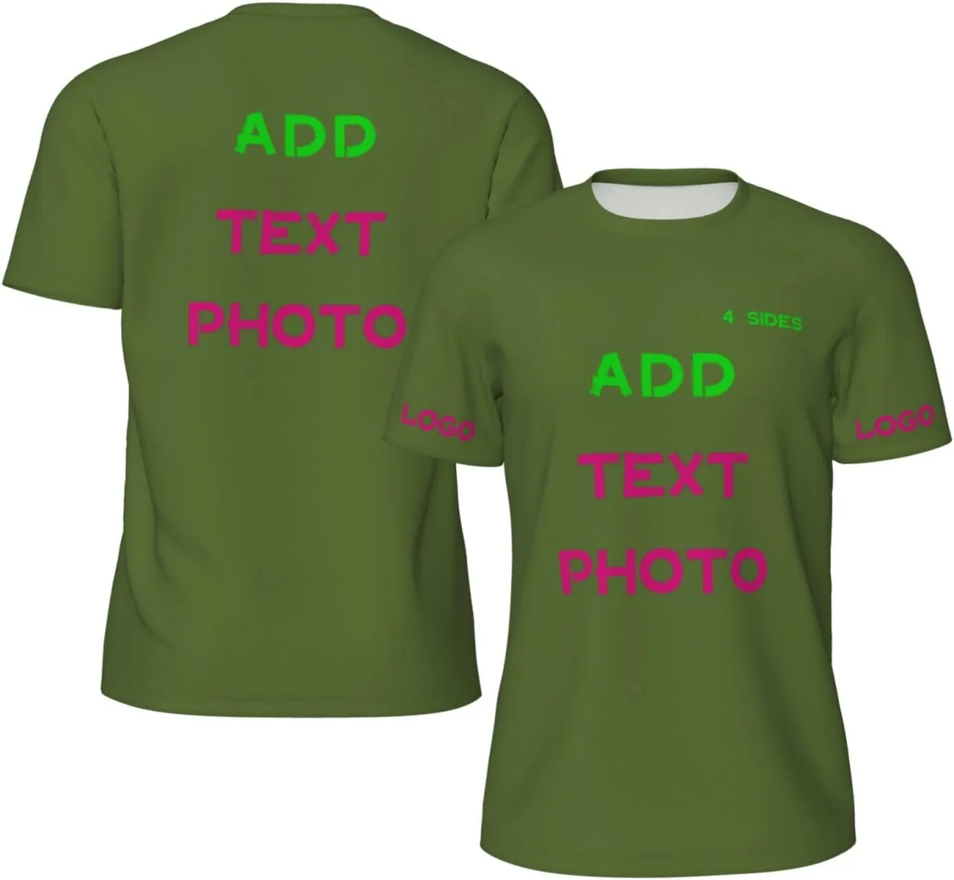 Футболка Custom с принтом на 4 сторонах и логотипом
Футболка Custom с принтом на 4 сторонах и логотипом