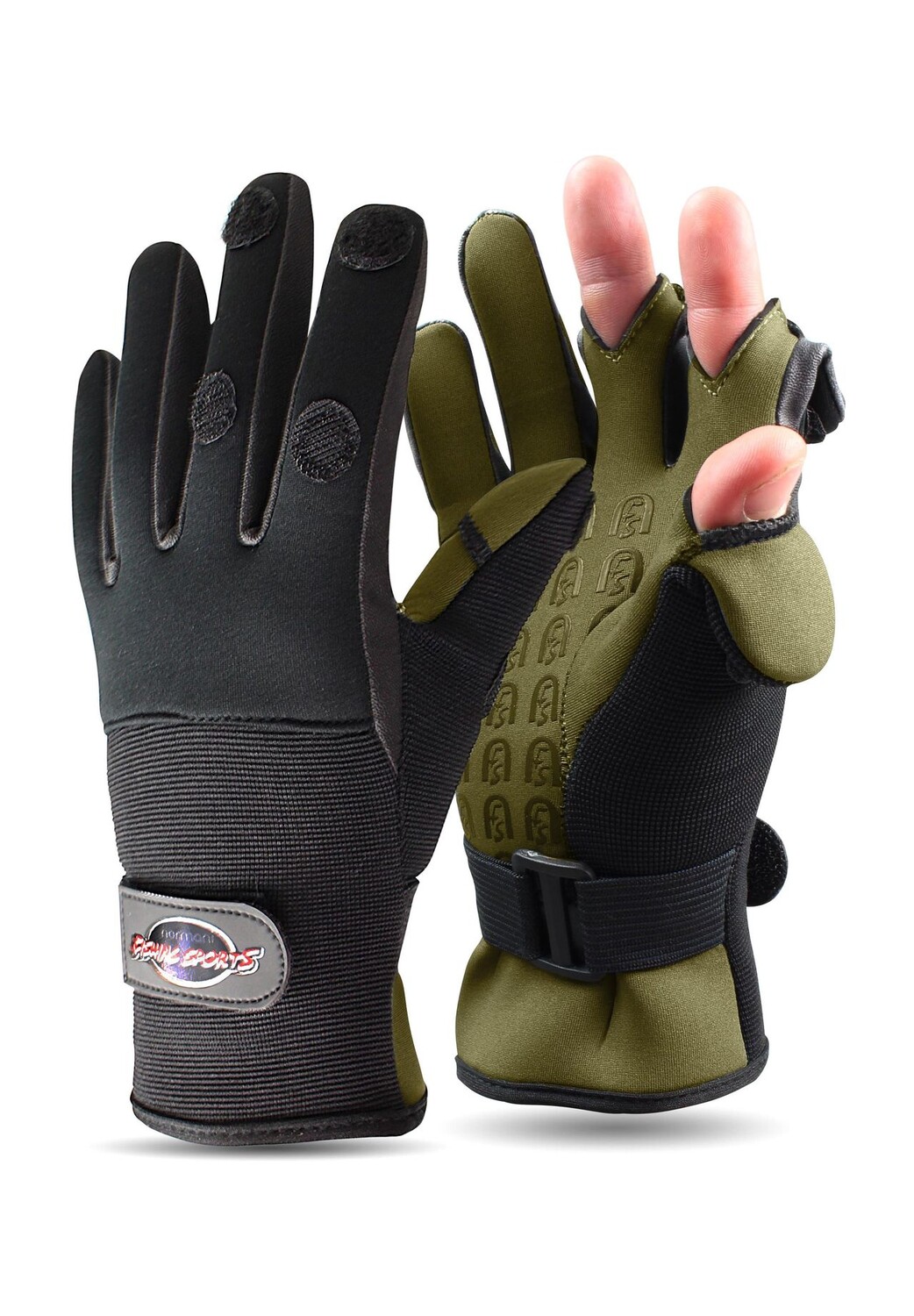 Неопреновые рыболовные перчатки-ловушка normani, цвет Schwarz Oliv
Неопреновые рыболовные перчатки-ловушка normani, цвет Schwarz Oliv