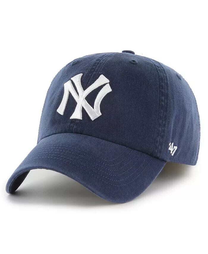 Мужская темно-синяя приталенная шляпа New York Yankees Cooperstown Collection Franchise '47 Brand, синий
Мужская темно-синяя приталенная шляпа New York Yankees Cooperstown Collection Franchise '47 Brand, синий
