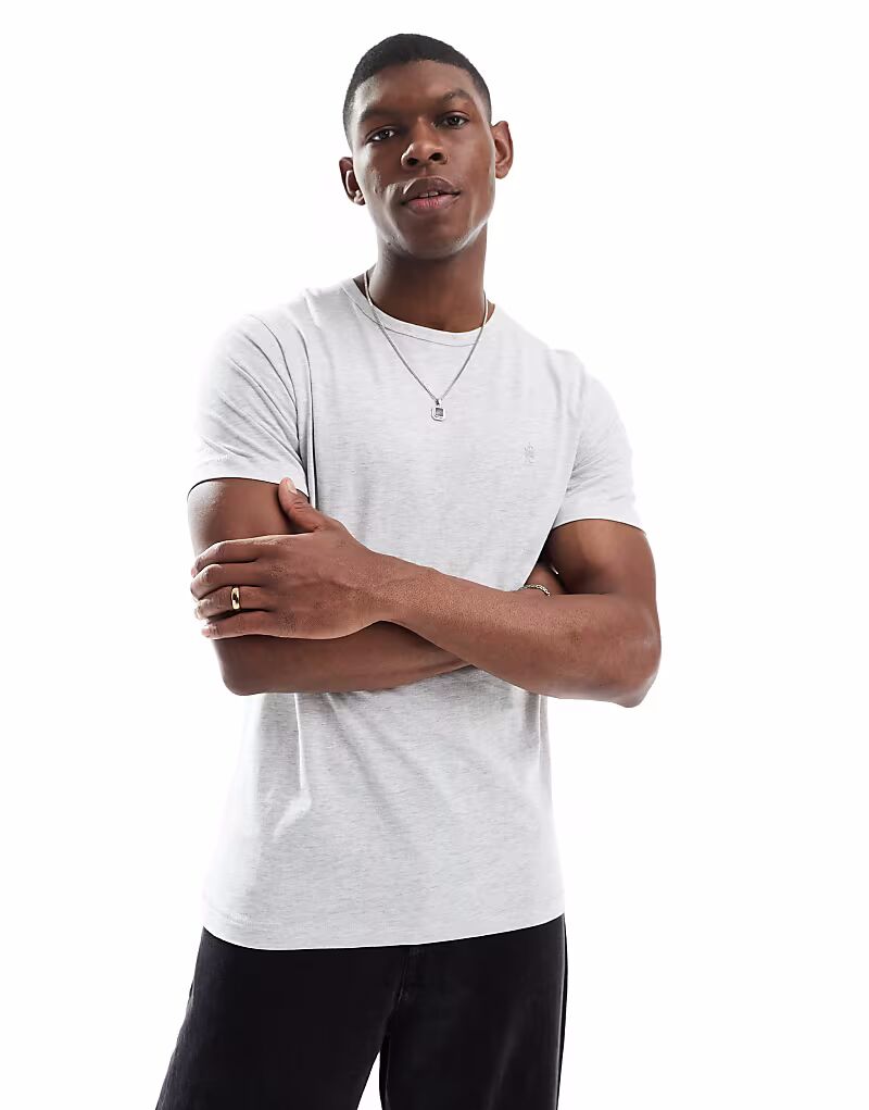 Футболка French Connection с круглым вырезом и короткими рукавами в цвете экрю-меланж
Футболка French Connection с круглым вырезом и короткими рукавами в цвете экрю-меланж