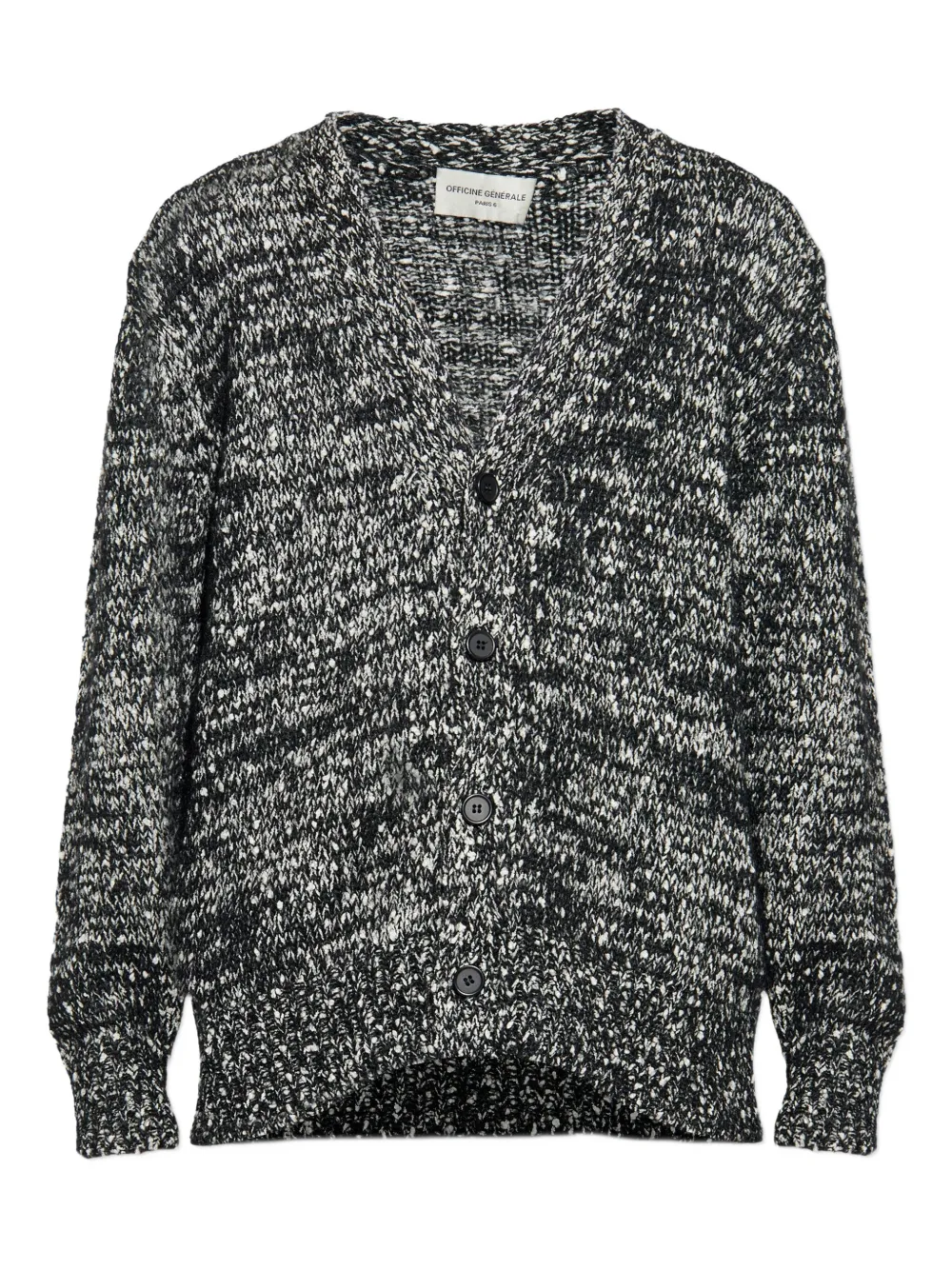 Кардиган на пуговицах Officine Generale, черный
Кардиган на пуговицах Officine Generale, черный