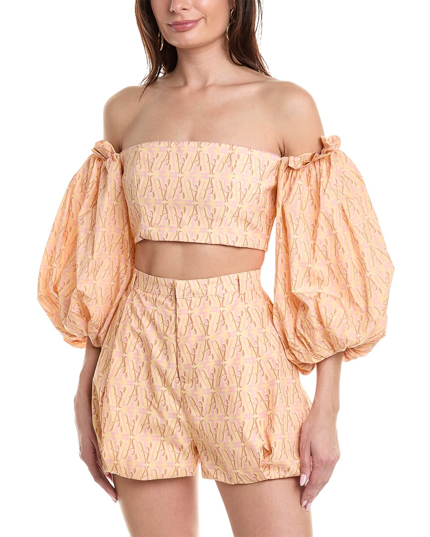 Укороченный топ Agua by Agua Bendita Sello, желтый
Укороченный топ Agua by Agua Bendita Sello, желтый