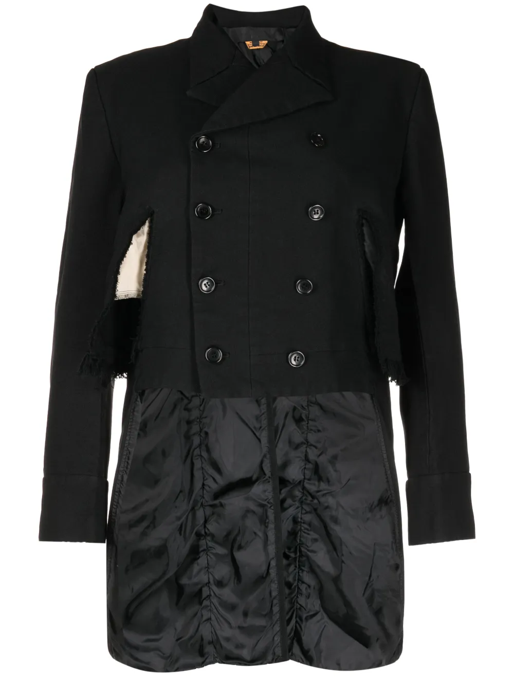 Рваный двубортный пиджак Comme Des Garçons Comme Des Garçons, черный
Рваный двубортный пиджак Comme Des Garçons Comme Des Garçons, черный