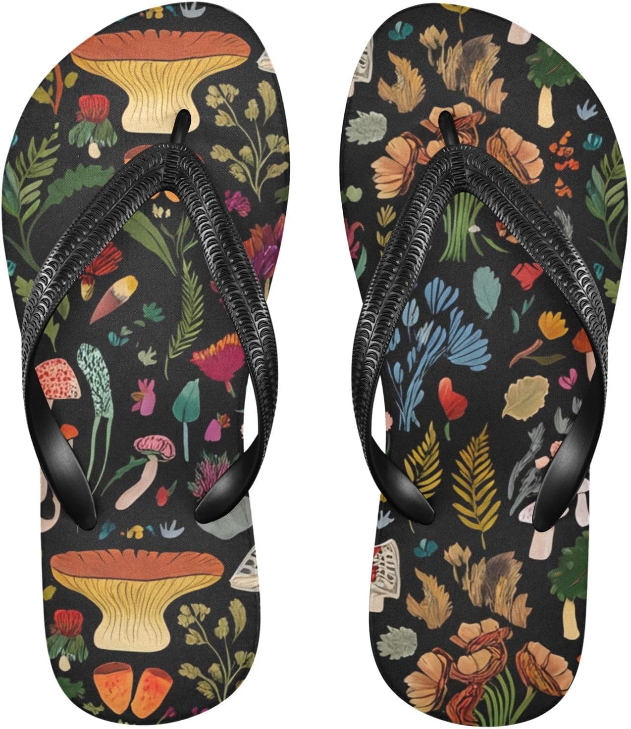Женские и мужские шлепанцы с принтом грибов и цветов, пляжные резиновые сланцы с ремешком, нескользящие летние тапочки Sinestour, черный
Женские и мужские шлепанцы с принтом грибов и цветов, пляжные резиновые сланцы с ремешком, нескользящие летние тапочки Sinestour, черный