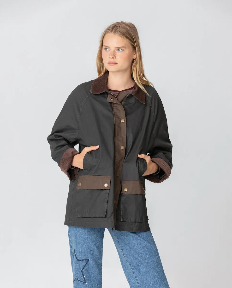 Женская водонепроницаемая парка с вельветовым воротником Noon, черный
Женская водонепроницаемая парка с вельветовым воротником Noon, черный