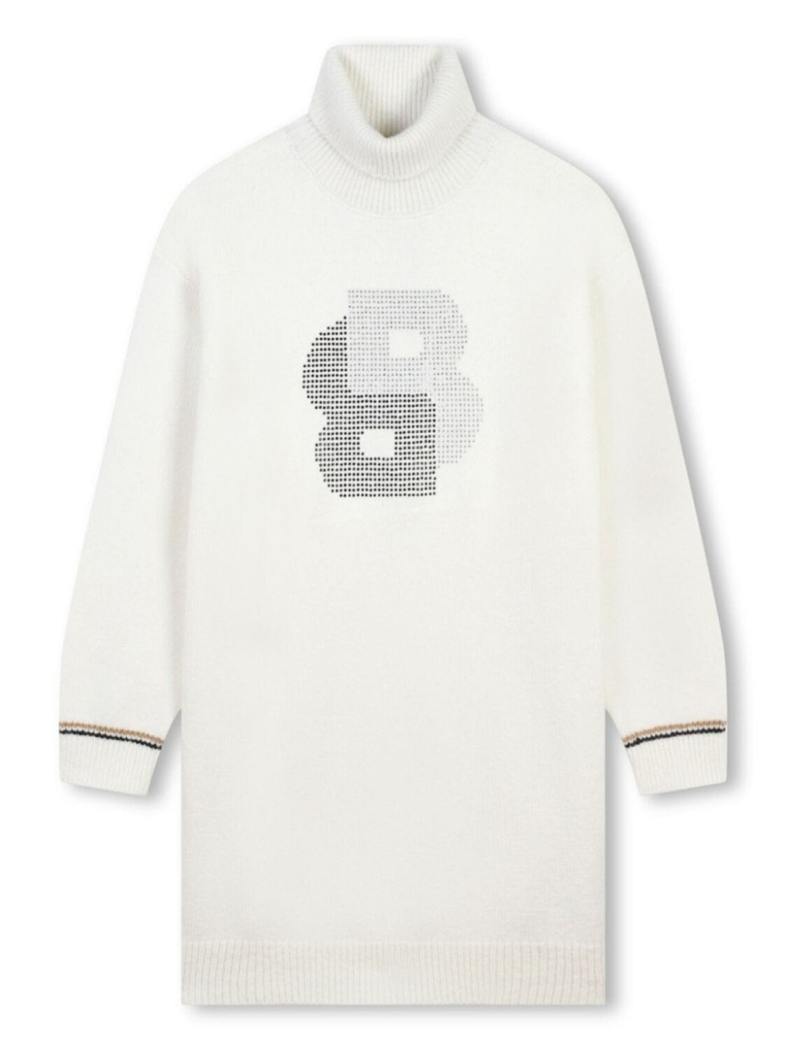 BOSS Kidswear трикотажное платье со стразами, белый
BOSS Kidswear трикотажное платье со стразами, белый