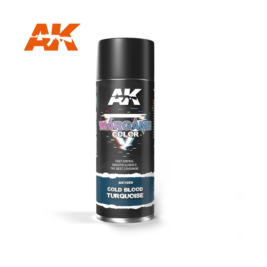 Холодная кровь Бирюзовый спрей, AK Wargame Battle Grounds - Spray Paints
Холодная кровь Бирюзовый спрей, AK Wargame Battle Grounds - Spray Paints