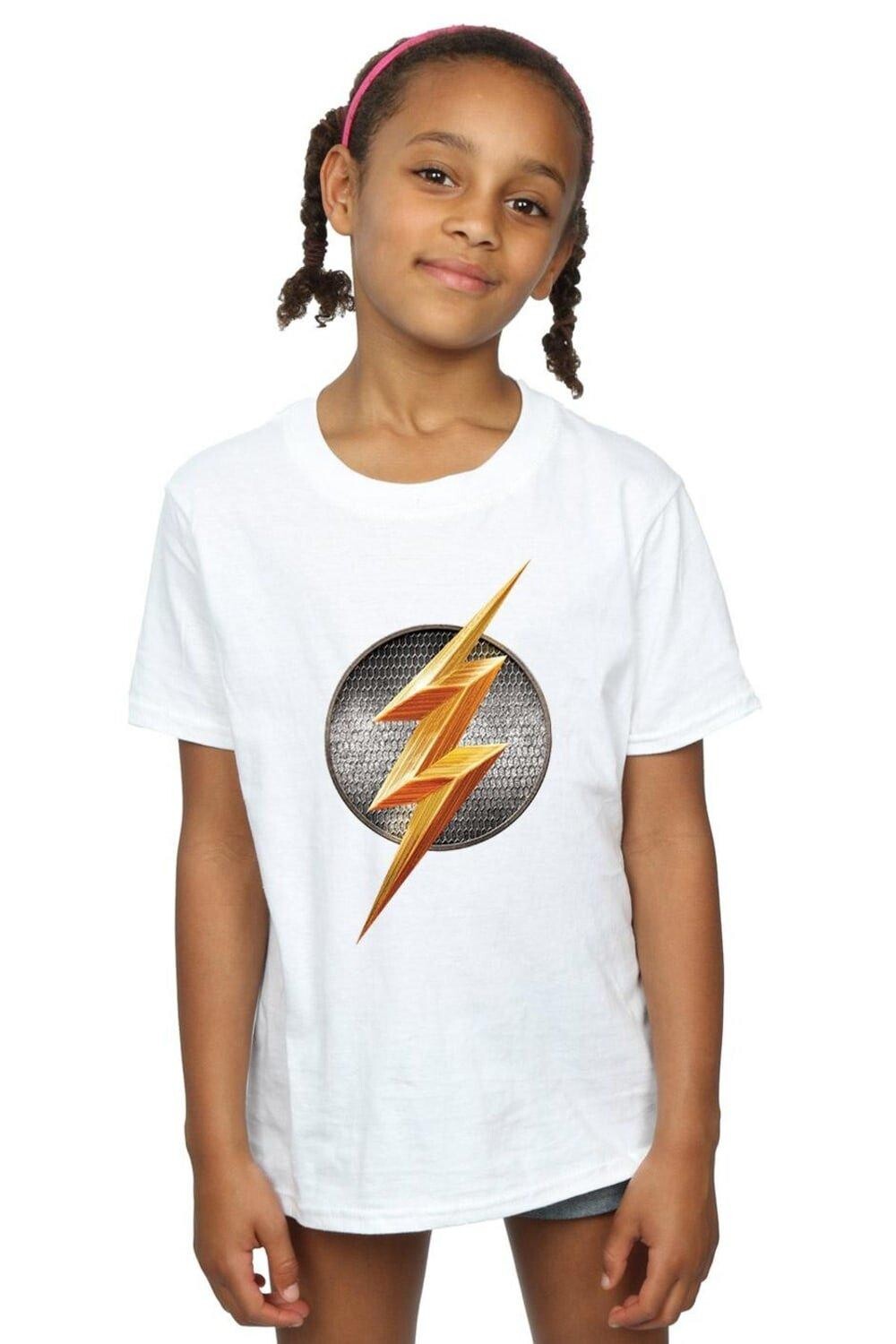 Хлопковая футболка с эмблемой «Лиги справедливости» из фильма «Флэш» DC Comics, белый
Хлопковая футболка с эмблемой «Лиги справедливости» из фильма «Флэш» DC Comics, белый