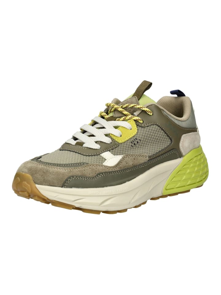 Кроссовки на шнуровке Jeep, цвет sage
Кроссовки на шнуровке Jeep, цвет sage