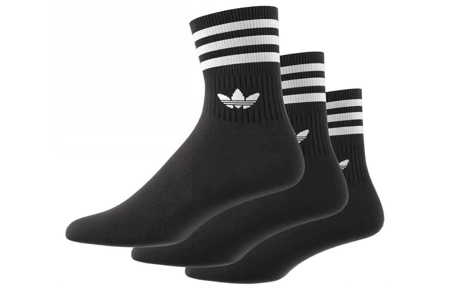 Носки унисекс до середины икры adidas originals, 3 Pack (Black)
Носки унисекс до середины икры adidas originals, 3 Pack (Black)