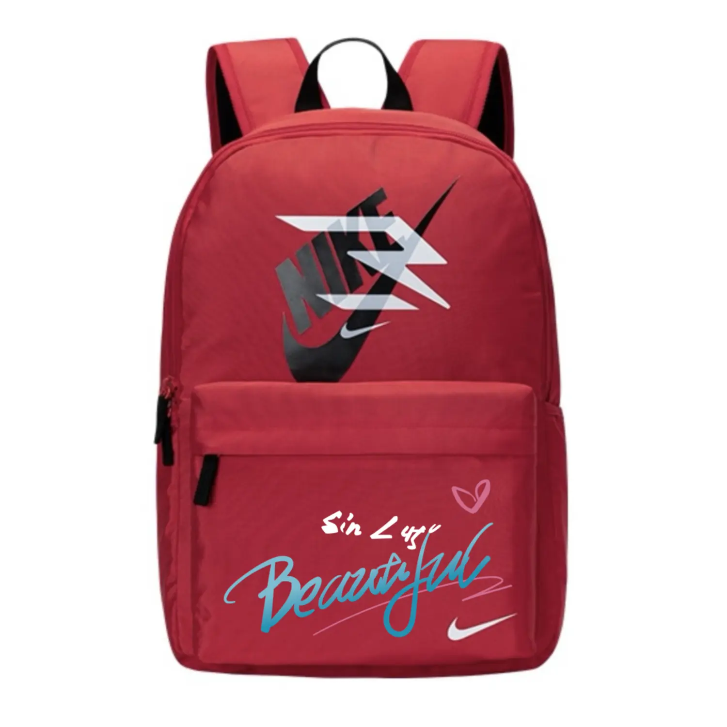 Nike Полиэстеровый рюкзак унисекс красный, Beautiful 
Nike Полиэстеровый рюкзак унисекс красный, Beautiful