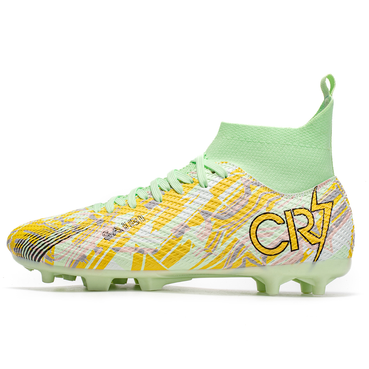 Saibi Мужские футбольные бутсы мид-топ оливково-зеленые с длинными шипами, цвет Olive Green-Long Stud
Saibi Мужские футбольные бутсы мид-топ оливково-зеленые с длинными шипами, цвет Olive Green-Long Stud