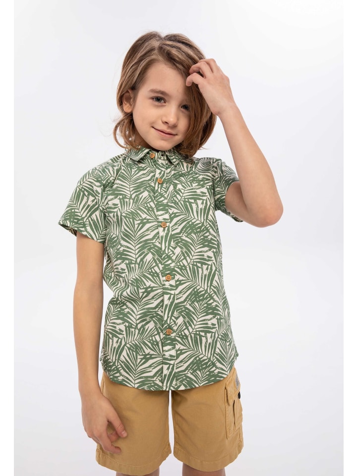 Рубашка с короткими рукавами Hawaii 7 оливкового цвета Minoti
Рубашка с короткими рукавами Hawaii 7 оливкового цвета Minoti