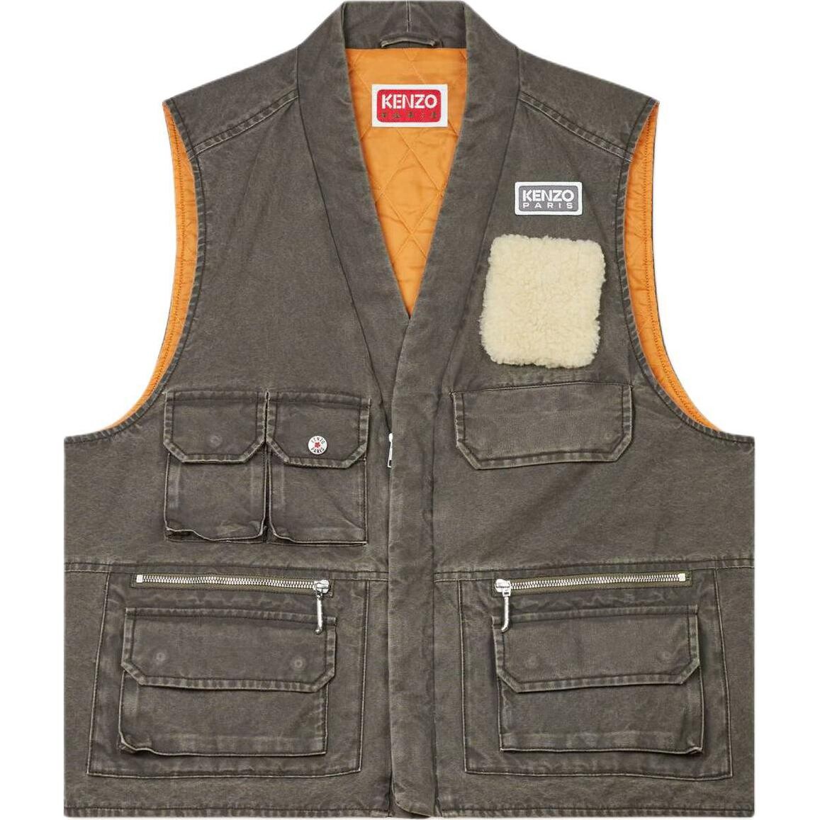 Жилет мужской серо-коричневый Kenzo
Жилет мужской серо-коричневый Kenzo