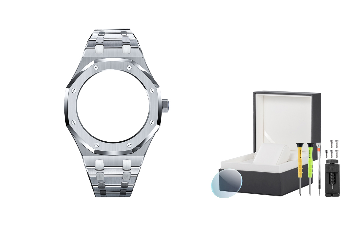 Фторэластомерный ремешок для часов унисекс JERALAND, серебряный full metal
Фторэластомерный ремешок для часов унисекс JERALAND, серебряный full metal