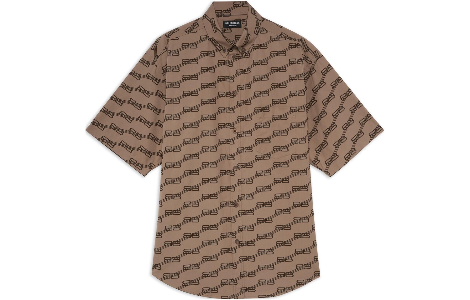 Рубашка мужская коричневая Balenciaga, коричневый
Рубашка мужская коричневая Balenciaga, коричневый