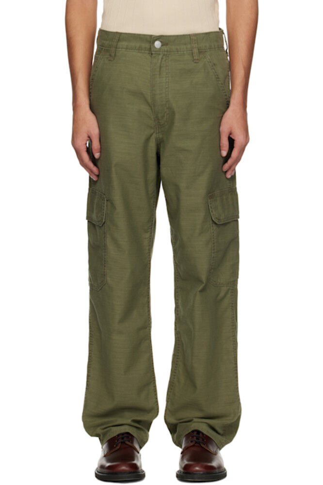 Зеленые свободные прямые брюки-карго 568 Levi's
Зеленые свободные прямые брюки-карго 568 Levi's