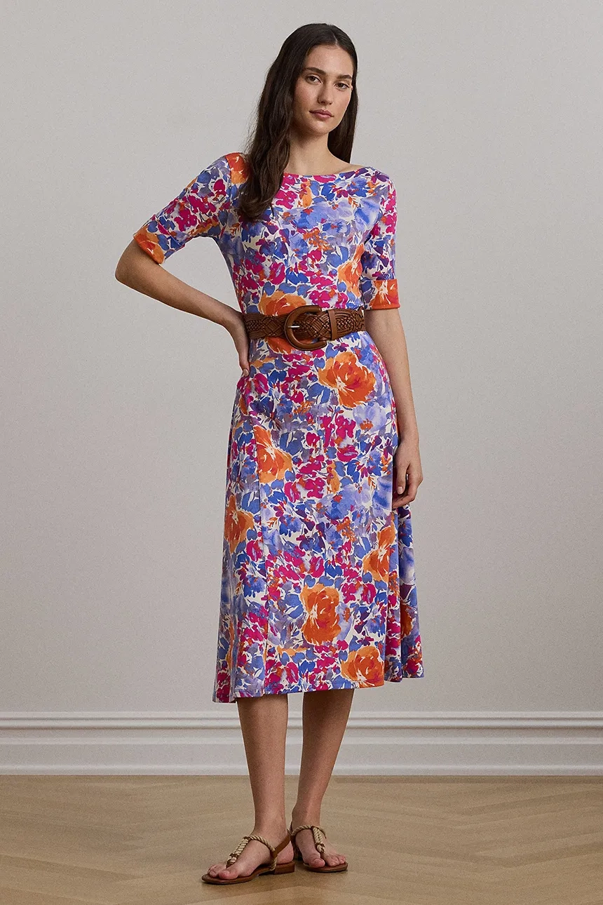 Хлопковое платье Lauren Ralph Lauren, белый
Хлопковое платье Lauren Ralph Lauren, белый