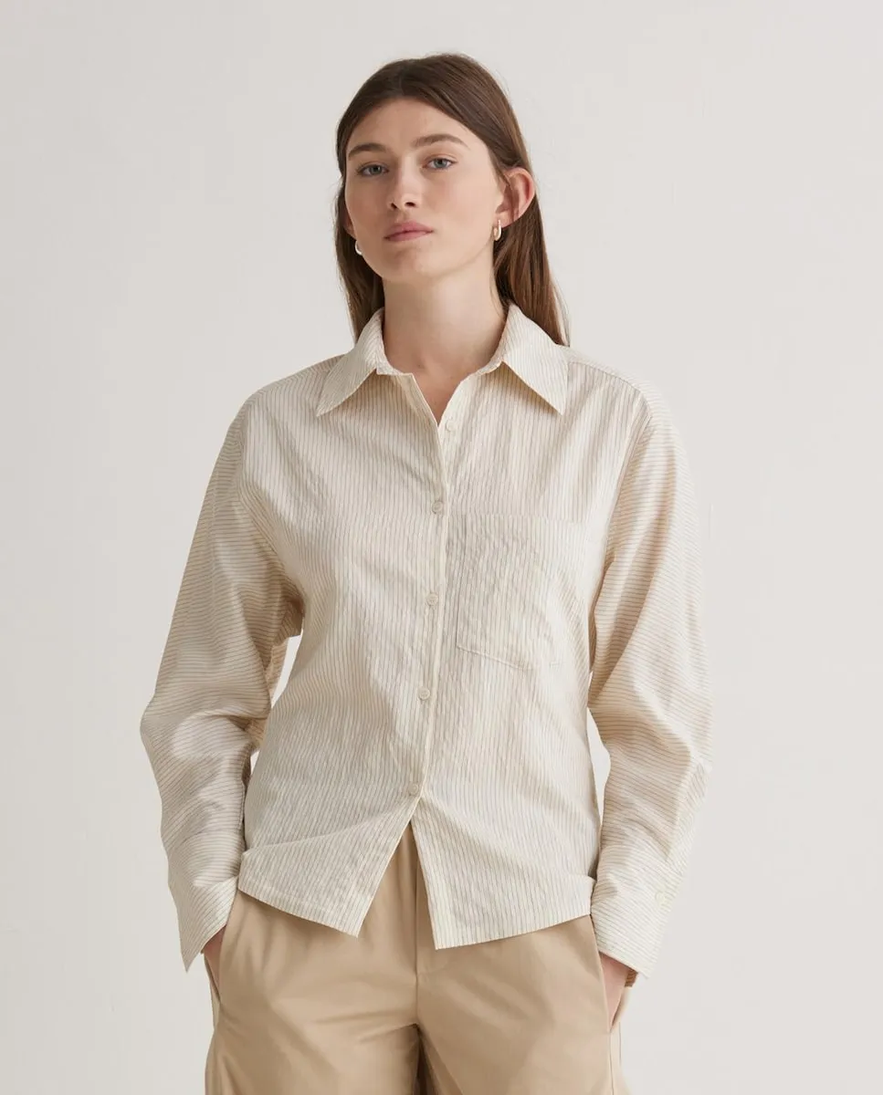 Женская рубашка с рукавами и карманом на груди Yerse, светло-бежевый
Женская рубашка с рукавами и карманом на груди Yerse, светло-бежевый