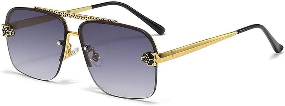 Мужские солнцезащитные очки без оправы, роскошные, большие, в стиле ретро, с леопардовым принтом, солнцезащитные очки-щитки UV400 LVTFCO, C2doublegray
Мужские солнцезащитные очки без оправы, роскошные, большие, в стиле ретро, с леопардовым принтом, солнцезащитные очки-щитки UV400 LVTFCO, C2doublegray