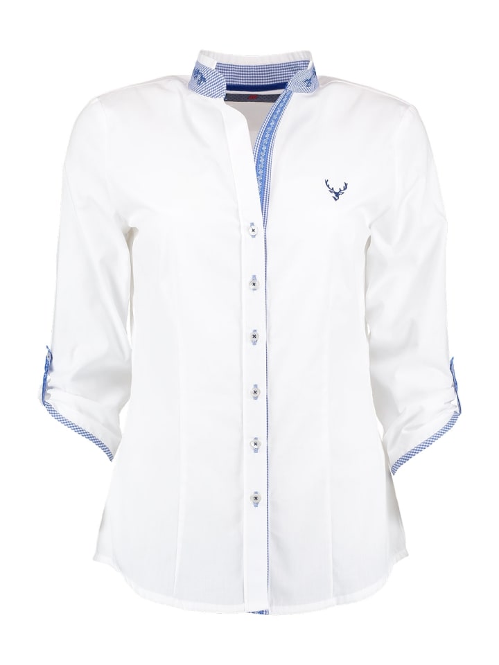 Традиционная блузка 450012-3684 в бело-голубом цвете OS-Trachten
Традиционная блузка 450012-3684 в бело-голубом цвете OS-Trachten