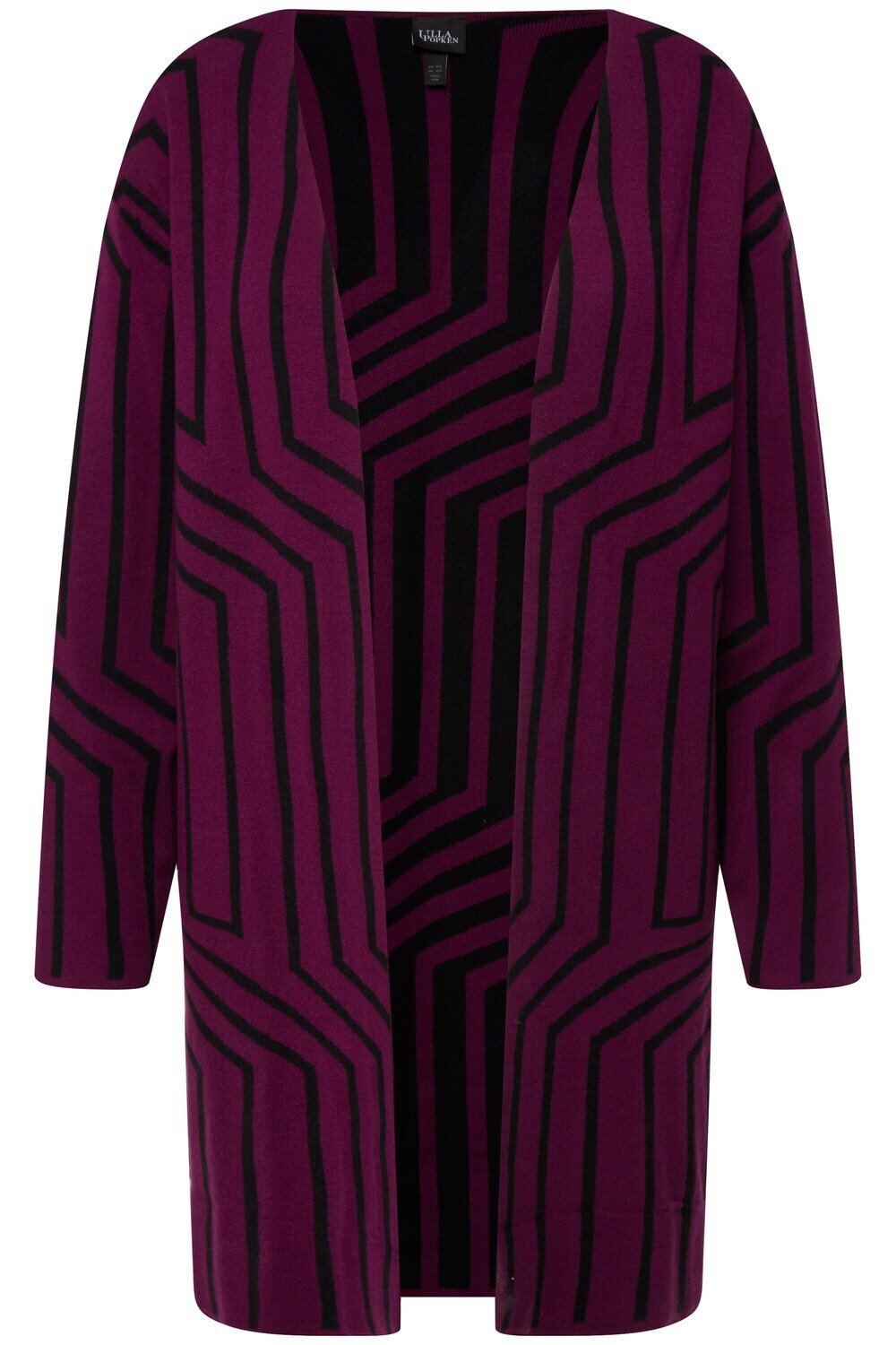 Вязаный кардиган Ulla Popken, слива
Вязаный кардиган Ulla Popken, слива