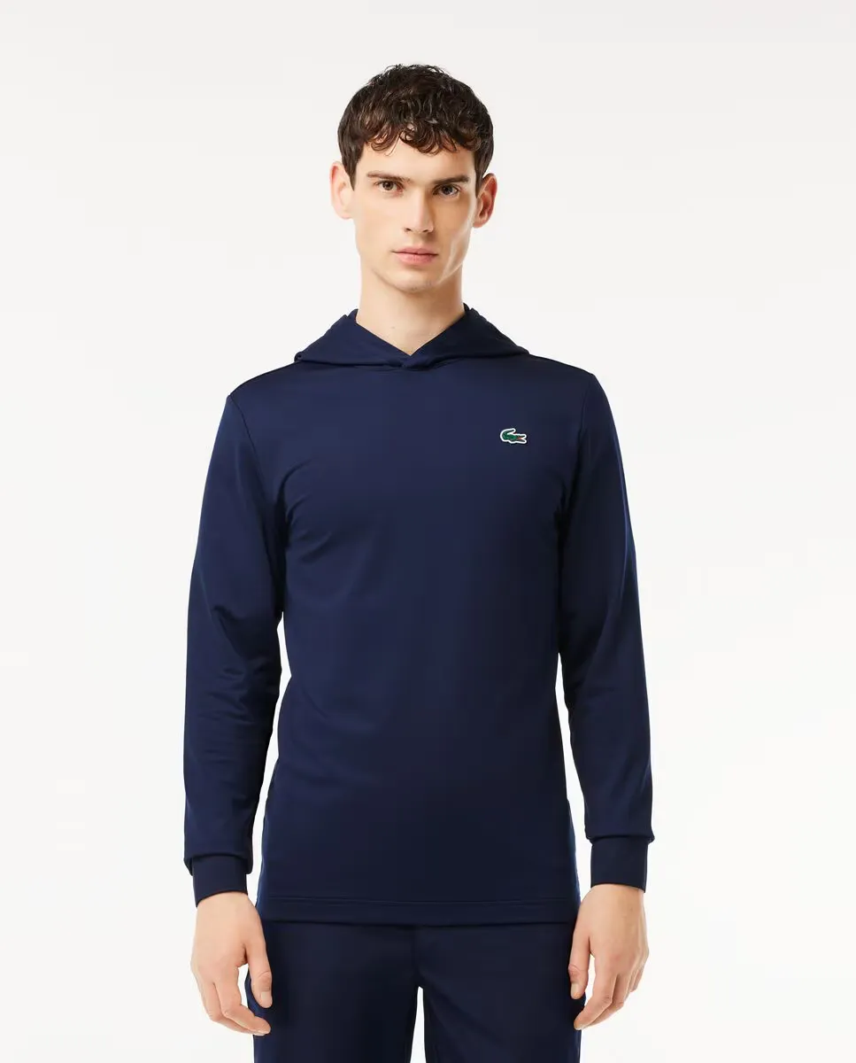 Мужской спортивный костюм для гольфа Ultradry Hooded Sweatshirt в синем цвете Lacoste, темно-синий
Мужской спортивный костюм для гольфа Ultradry Hooded Sweatshirt в синем цвете Lacoste, темно-синий