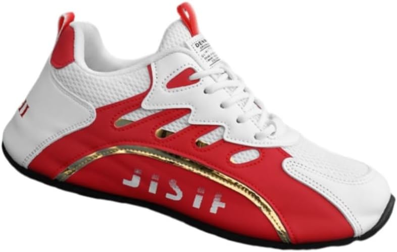 Мужские спортивные кроссовки - повседневный и яркий дизайн, верх из дышащей сетки и текстурированной кожи, прочная и удобная подошва, подходят для повседневной носки Hoalox, белый/красный
Мужские спортивные кроссовки - повседневный и яркий дизайн, верх из дышащей сетки и текстурированной кожи, прочная и удобная подошва, подходят для повседневной носки Hoalox, белый/красный