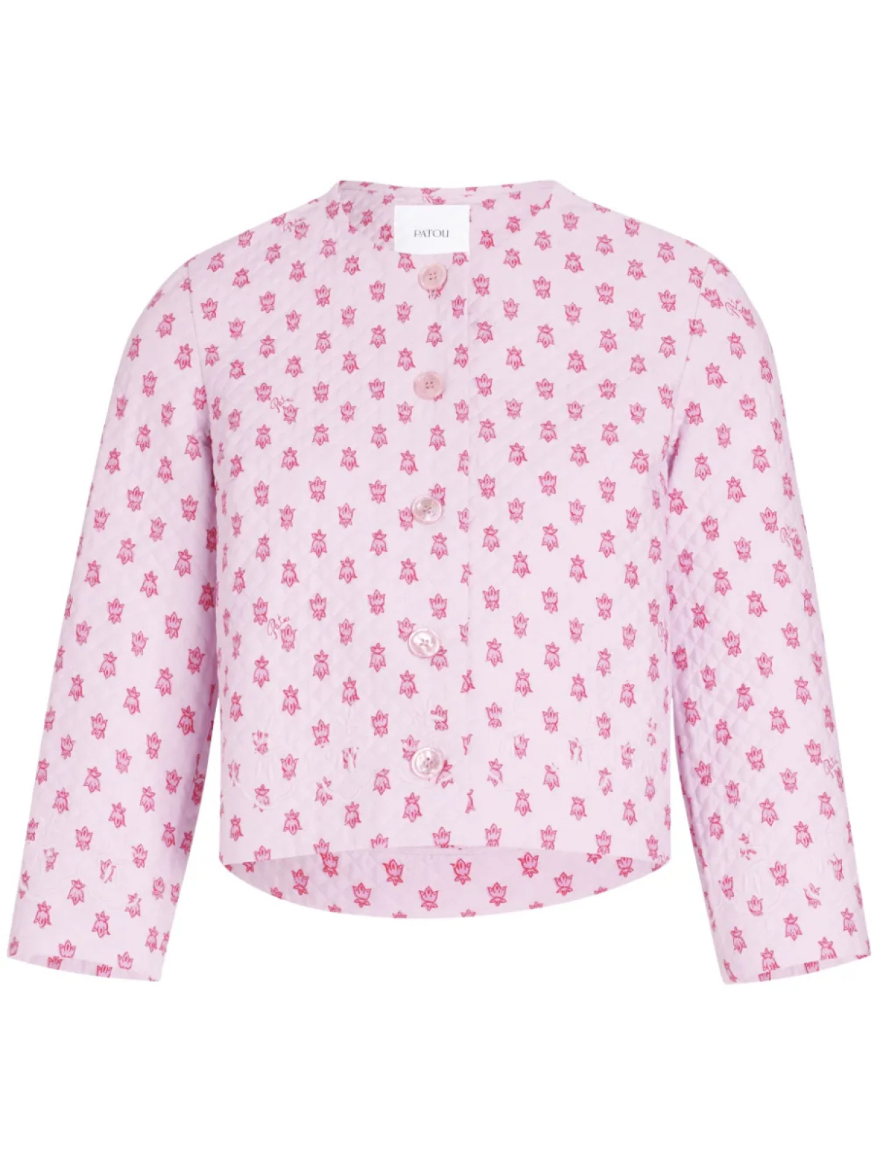 Patou стеганая куртка с цветочным принтом, розовый
Patou стеганая куртка с цветочным принтом, розовый