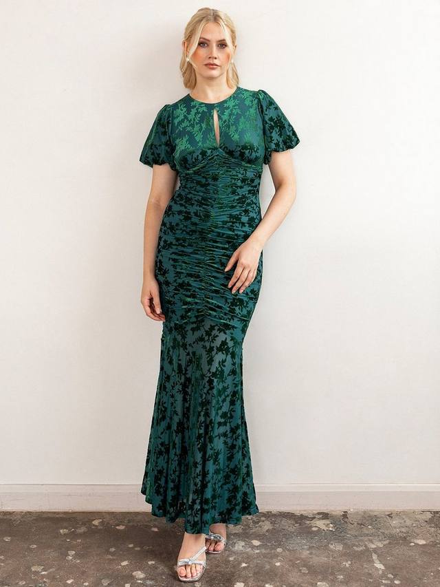 Флокированное бархатное макси-платье с цветочным принтом Maya Deluxe, Teal
Флокированное бархатное макси-платье с цветочным принтом Maya Deluxe, Teal