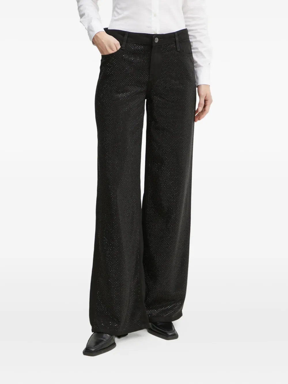 Брюки со стразами GUESS USA, черный
Брюки со стразами GUESS USA, черный