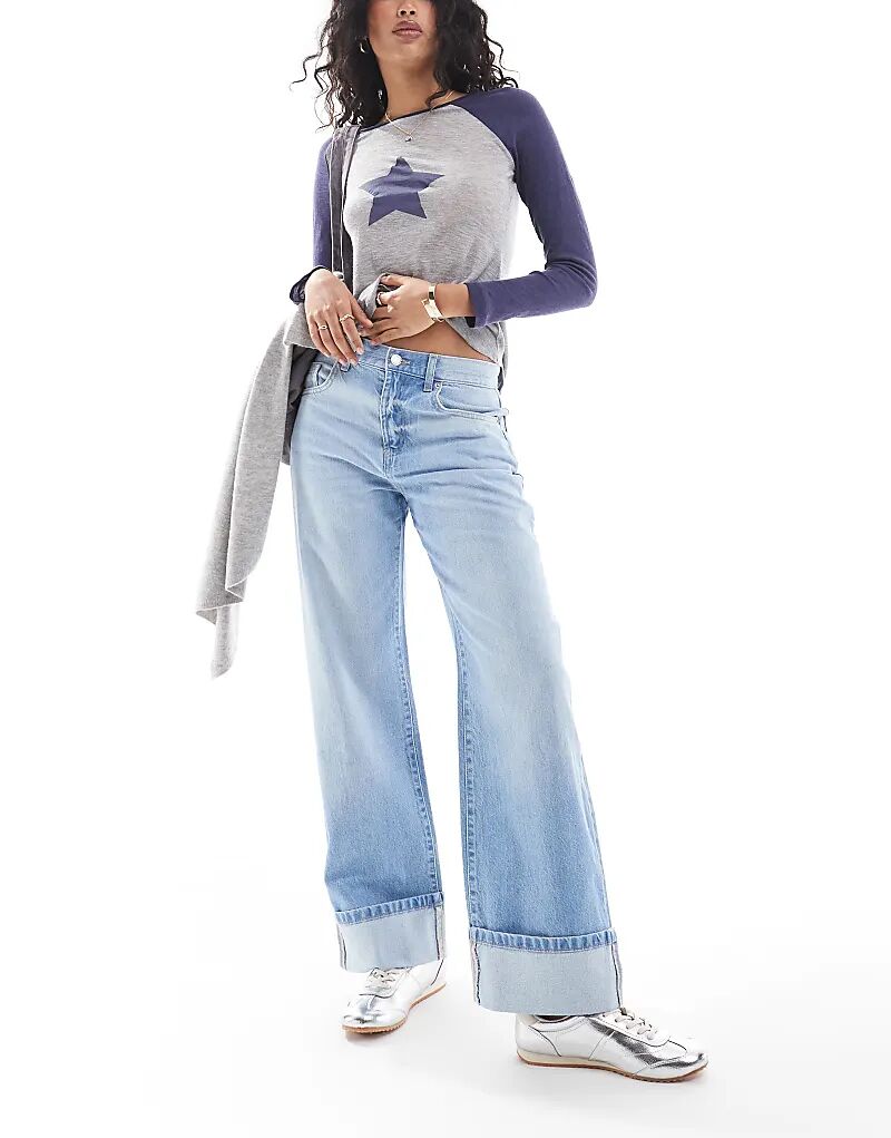 Джинсы Cotton On с прямыми манжетами и отделкой лентой, цвет: воздушно-голубой Cotton:On
Джинсы Cotton On с прямыми манжетами и отделкой лентой, цвет: воздушно-голубой Cotton:On