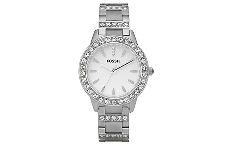 FOSSIL Женские наручные часы кварцевые на стальном браслете с белым циферблатом 34 мм
FOSSIL Женские наручные часы кварцевые на стальном браслете с белым циферблатом 34 мм