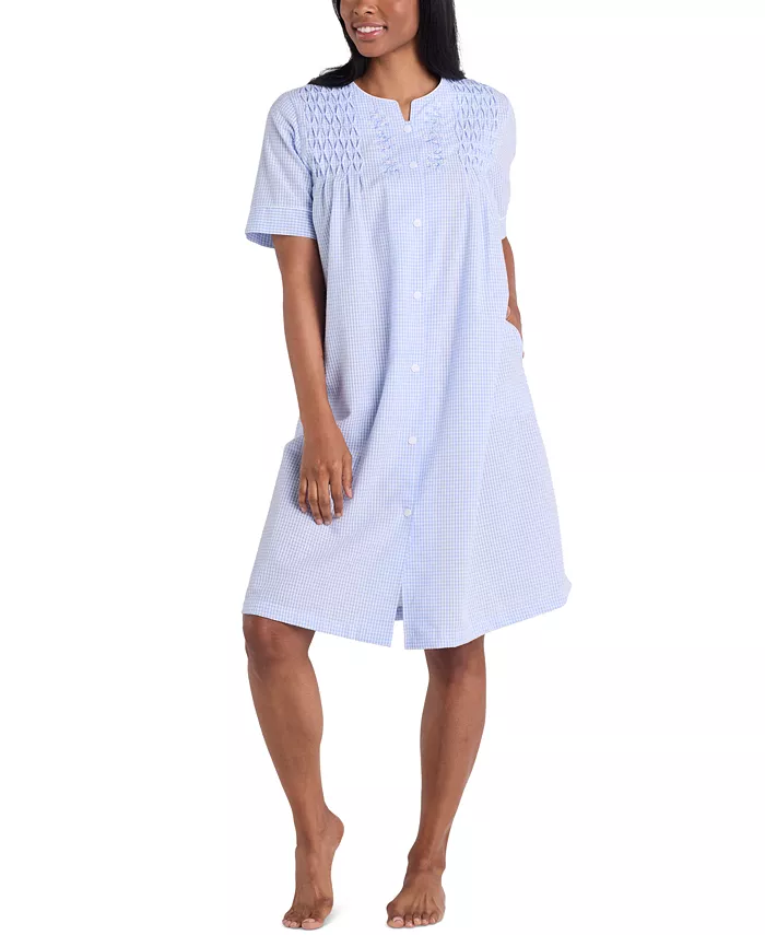 Женский короткий халат из пике Miss Elaine, белый
Женский короткий халат из пике Miss Elaine, белый