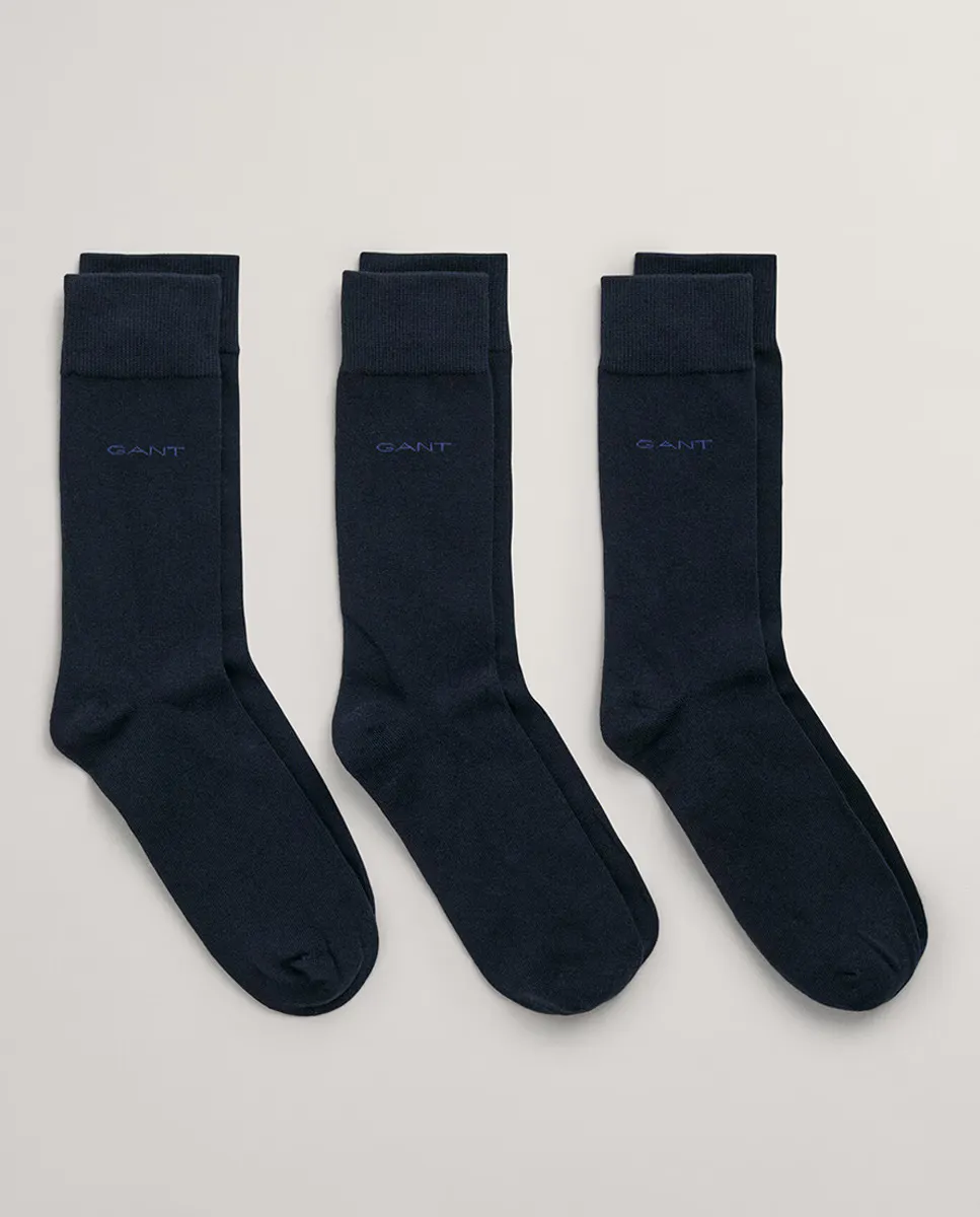 Комплект из трех пар мужских мягких хлопковых носков Gant, темно-синий
Комплект из трех пар мужских мягких хлопковых носков Gant, темно-синий