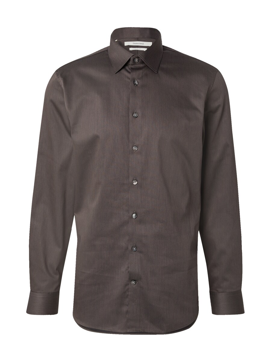 Рубашка Slim Fit на пуговицах SELECTED, шоколадный
Рубашка Slim Fit на пуговицах SELECTED, шоколадный