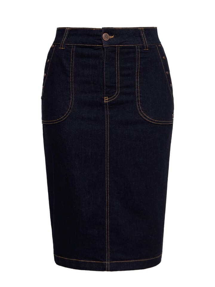 Юбка до колена Queen Kerosin Bleistiftrock, цвет Denim
Юбка до колена Queen Kerosin Bleistiftrock, цвет Denim
