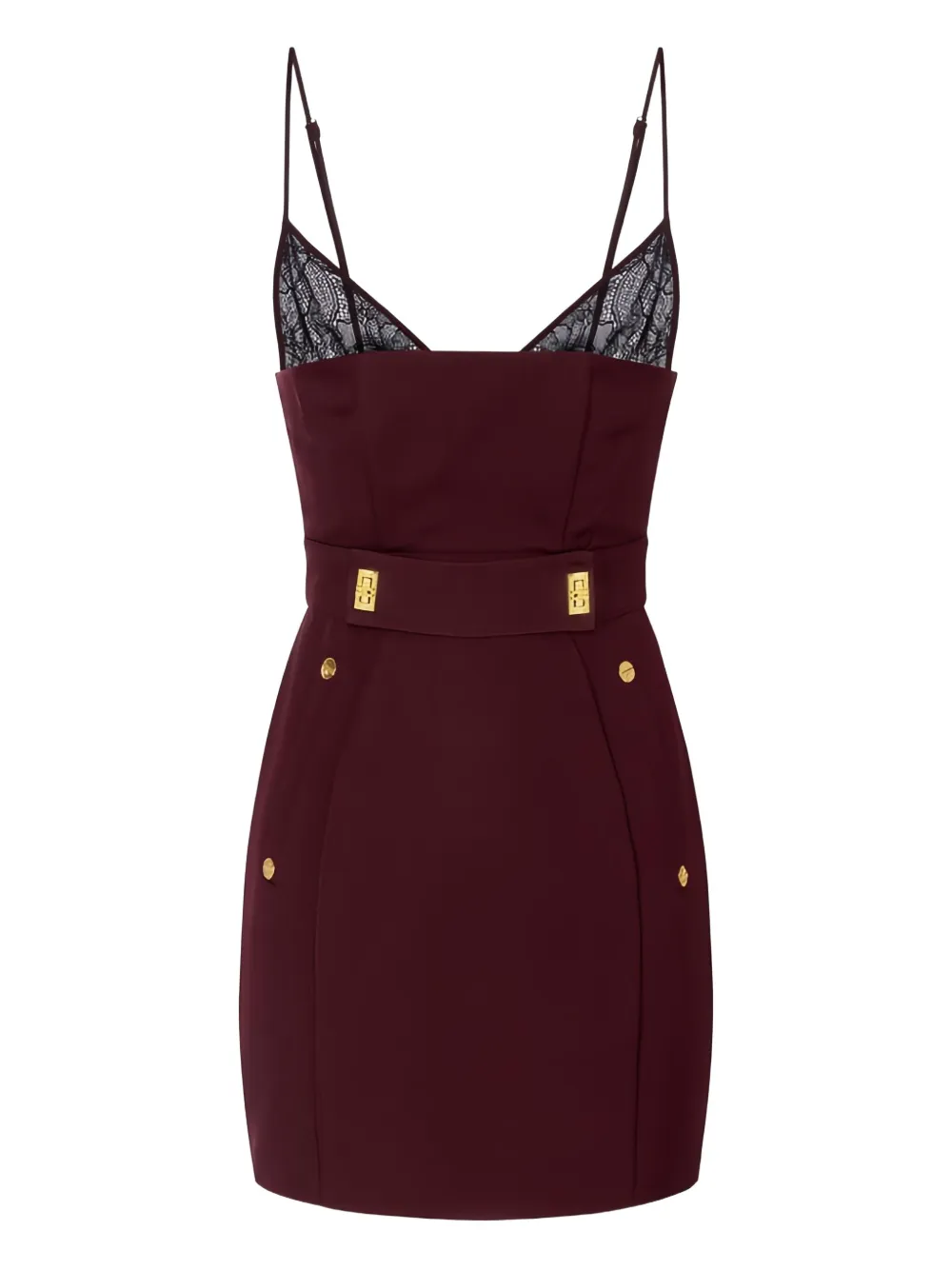 Мини-платье с кружевной отделкой Elisabetta Franchi, красный
Мини-платье с кружевной отделкой Elisabetta Franchi, красный
