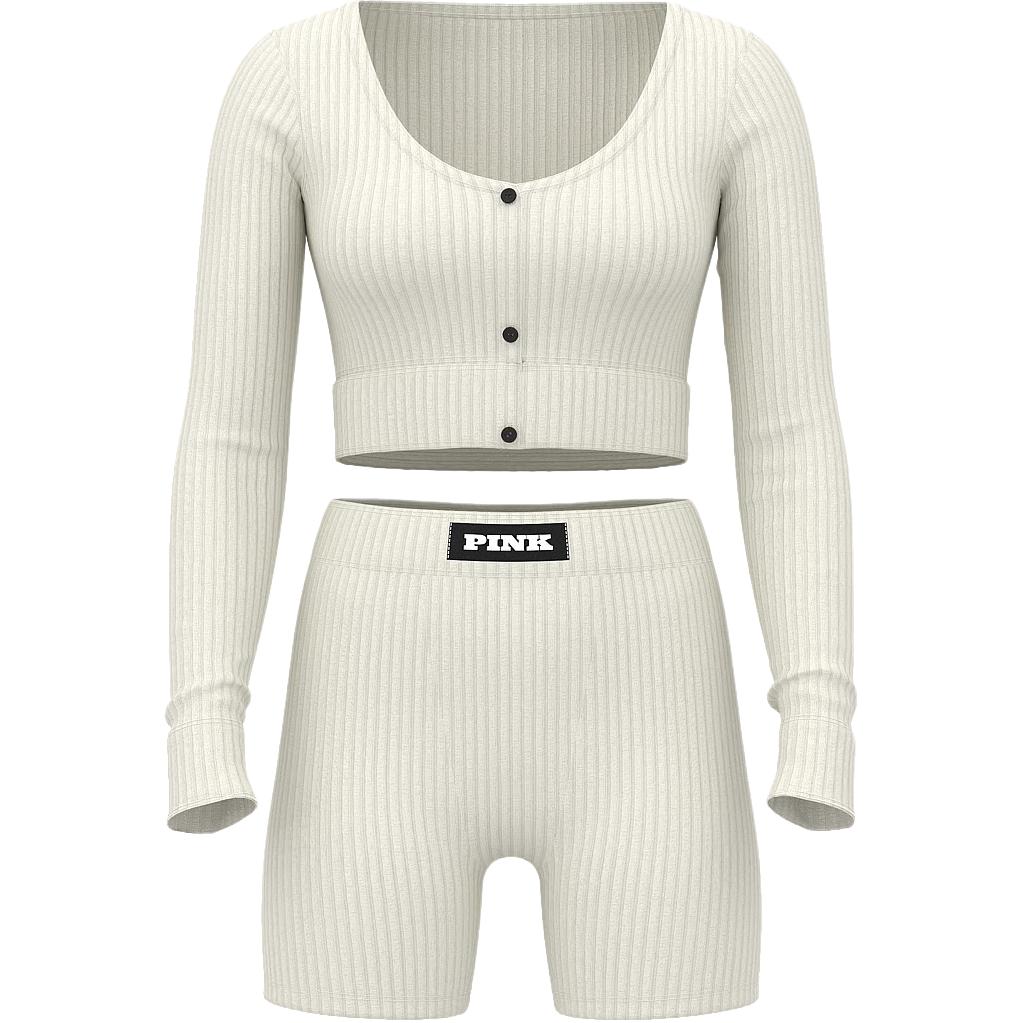 Victoria's Secret Розовый пижамный комплект для женщин
Victoria's Secret Розовый пижамный комплект для женщин