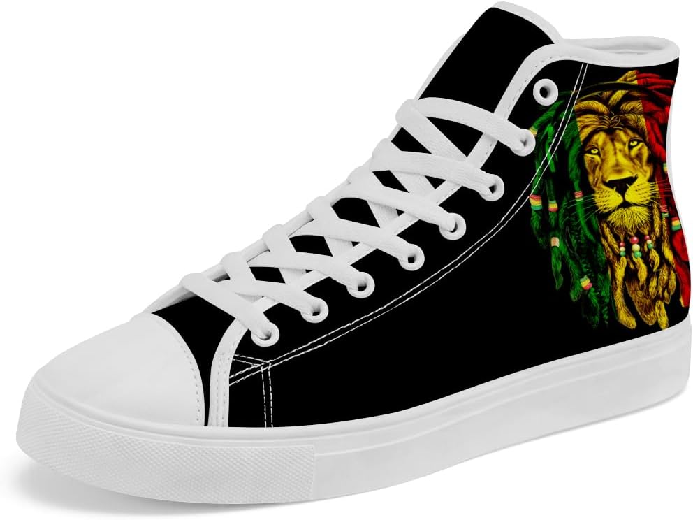 Кеды Chebing Rasta High Top из холщовой ткани для мужчин и женщин Ямайка, высокие кроссовки на шнуровке, повседневная обувь, подарок для папы и мамы, черный
Кеды Chebing Rasta High Top из холщовой ткани для мужчин и женщин Ямайка, высокие кроссовки на шнуровке, повседневная обувь, подарок для папы и мамы, черный