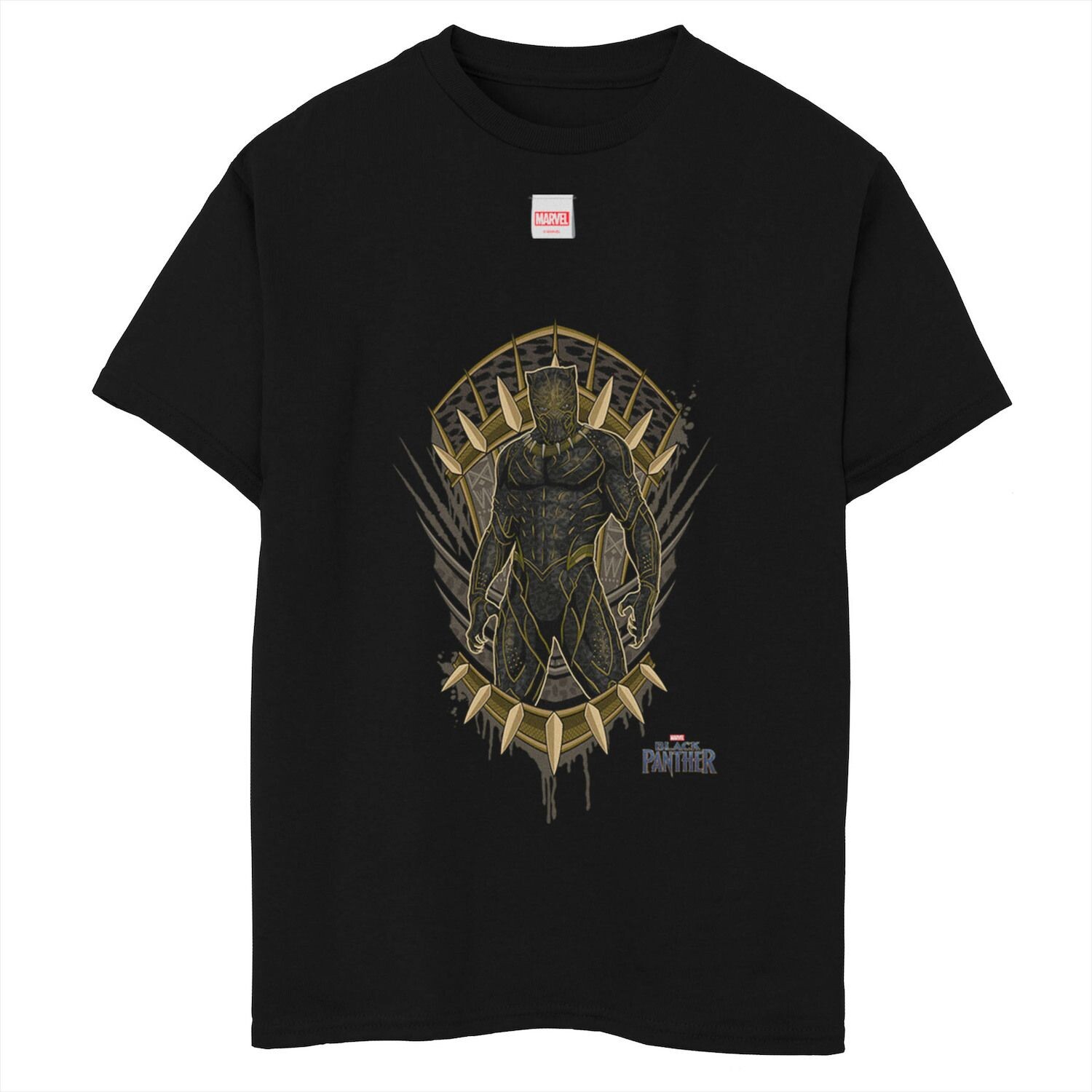 Футболка с графическим принтом Marvel Black Panther Killmonger Crest для мальчиков 8–20 лет Marvel
Футболка с графическим принтом Marvel Black Panther Killmonger Crest для мальчиков 8–20 лет Marvel